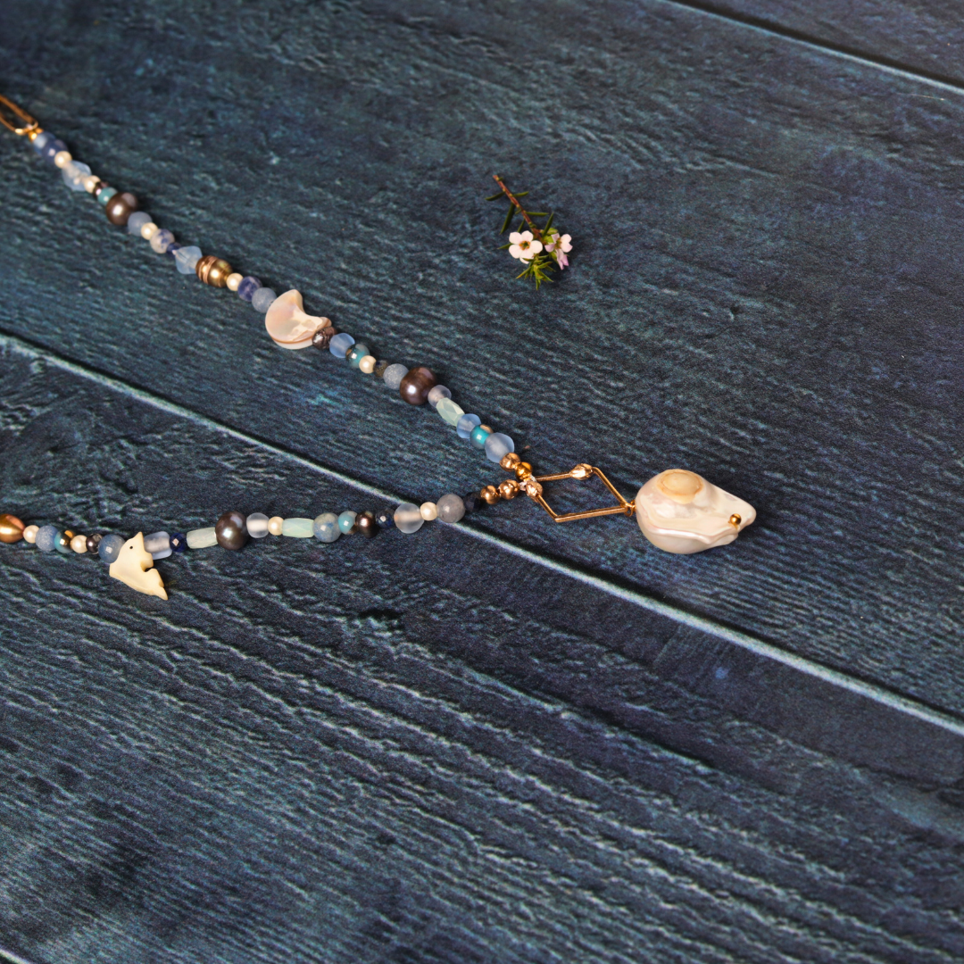 Pearl & Sodalite