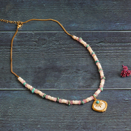 Turquoise & Rose Quartz