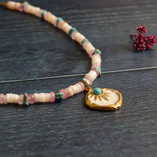 Turquoise & Rose Quartz