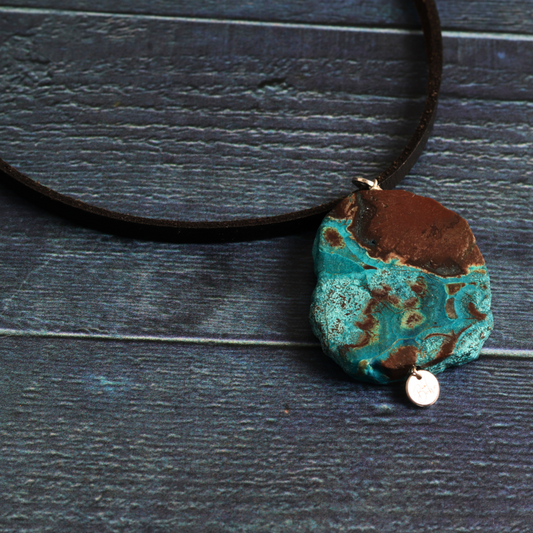 Leather & Ocean Jasper