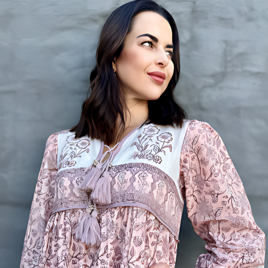 Rosie dress in Dusty Rose