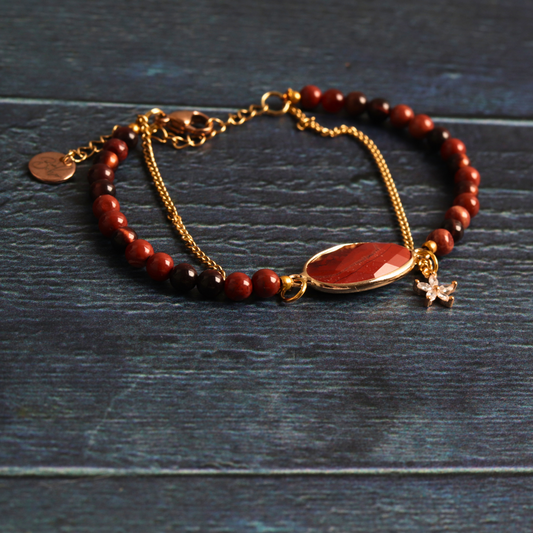 Tiger's Eye & Red Jasper