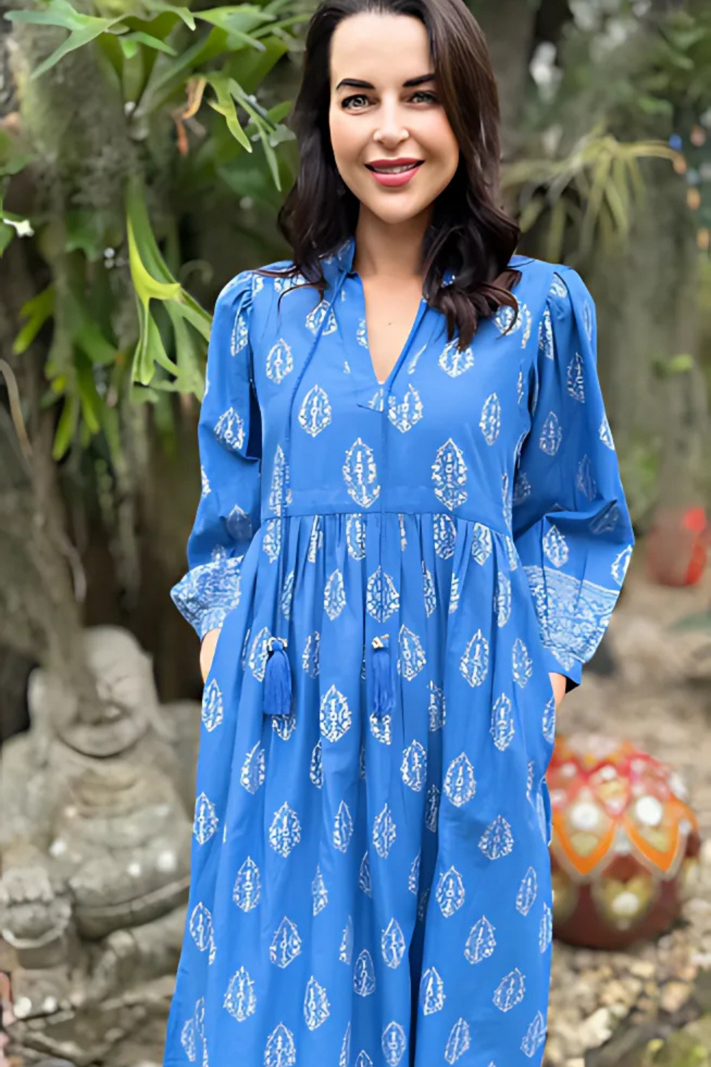 Ila Dress in Cornflower