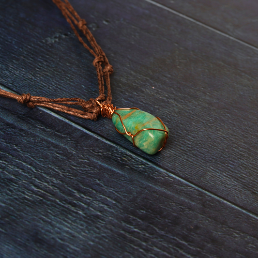 Wrapped Amazonite