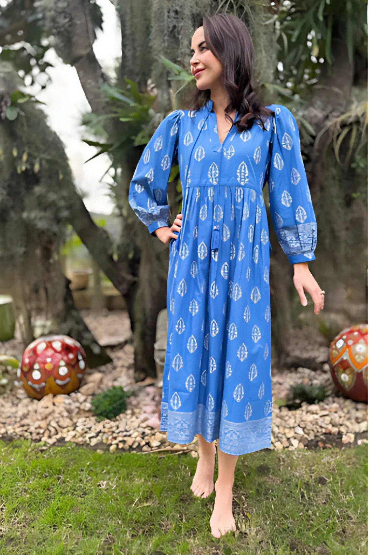 Ila Dress in Cornflower