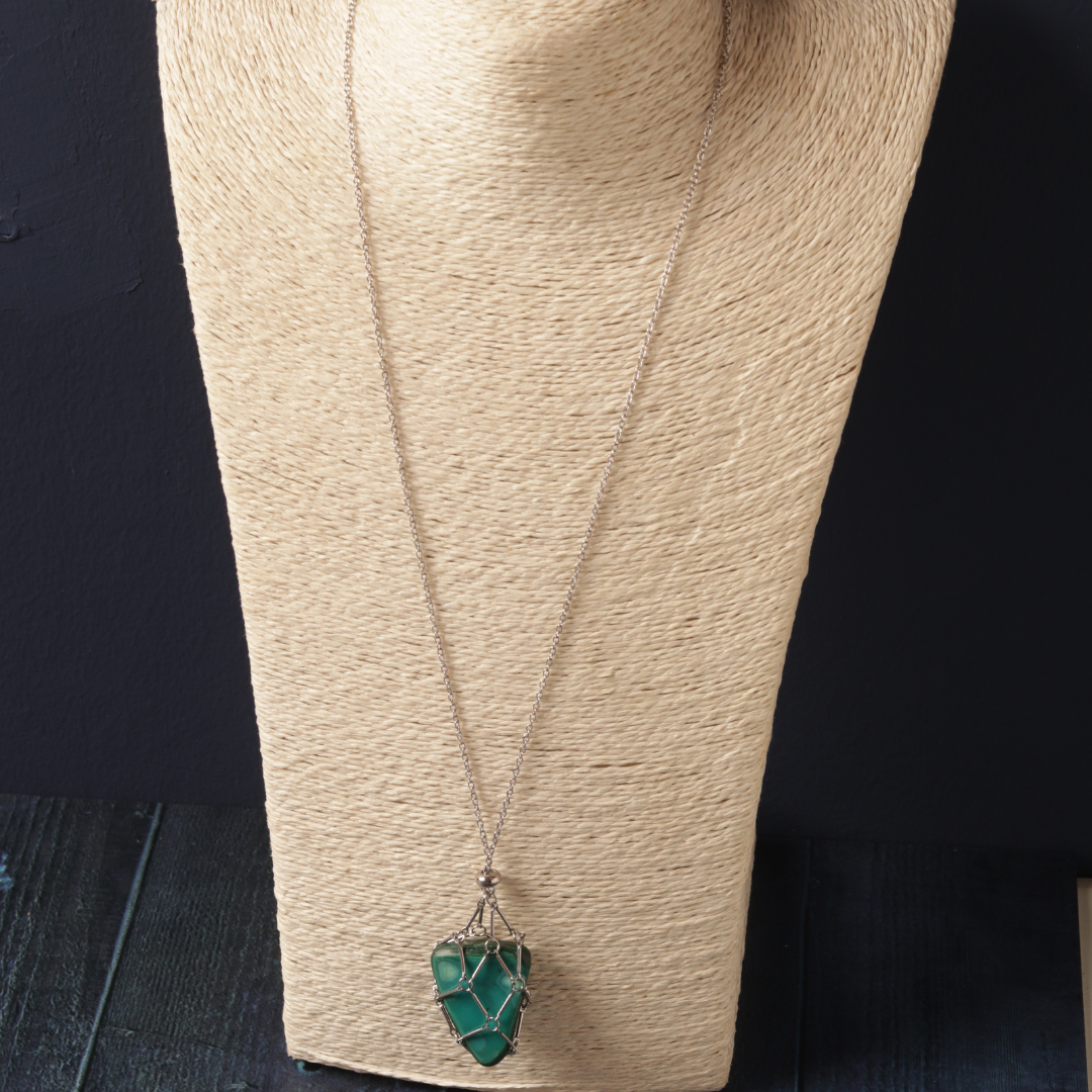 Crystal Chain in Silver