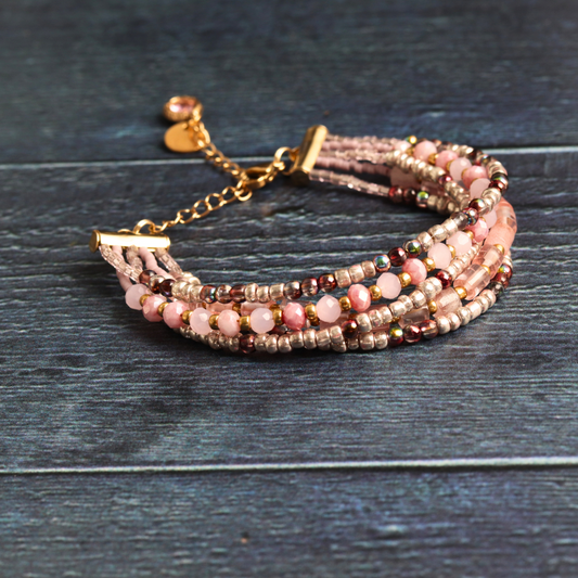 Regina's Rose Quartz & Tourmaline