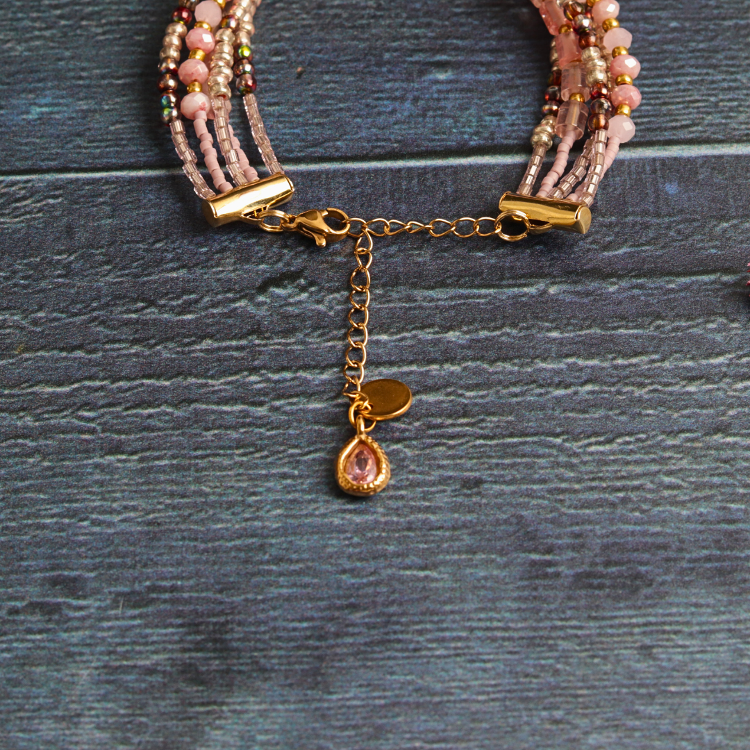 Regina's Rose Quartz & Tourmaline