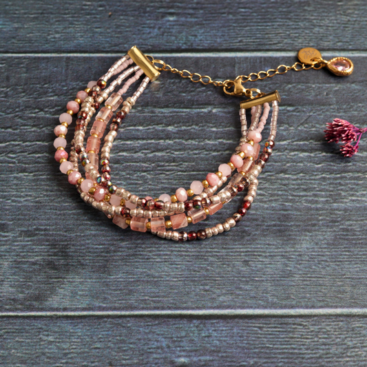 Regina's Rose Quartz & Tourmaline