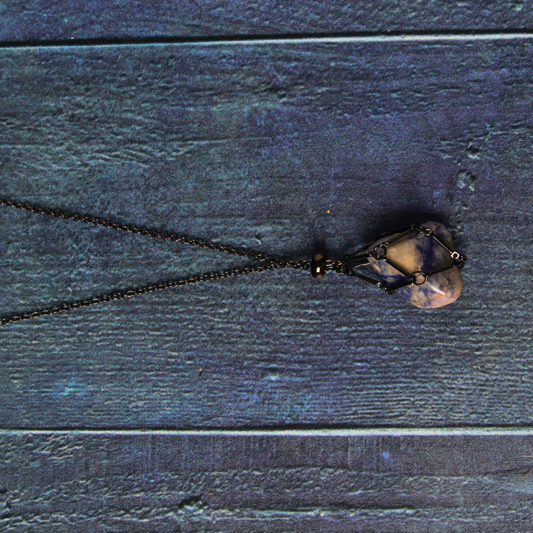 Crystal Chain in Black