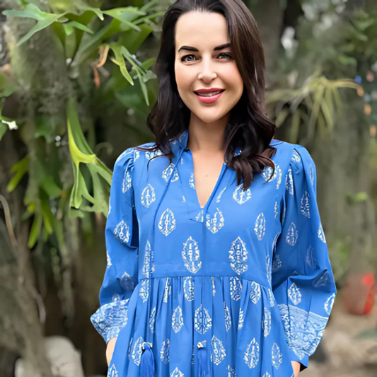 Ila Dress in Cornflower