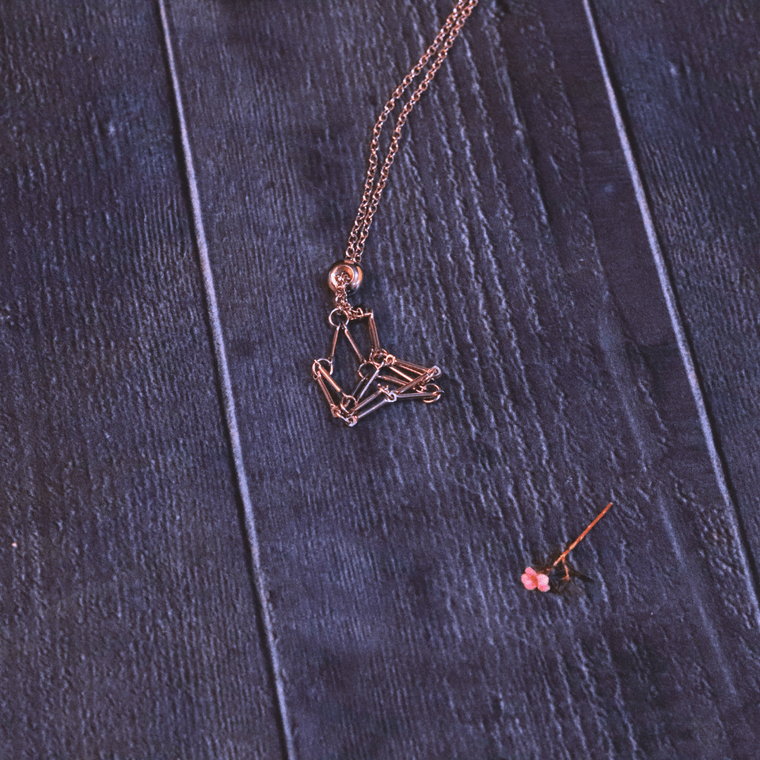 Crystal Chain in Silver - Handmade Jewellery - i am boho