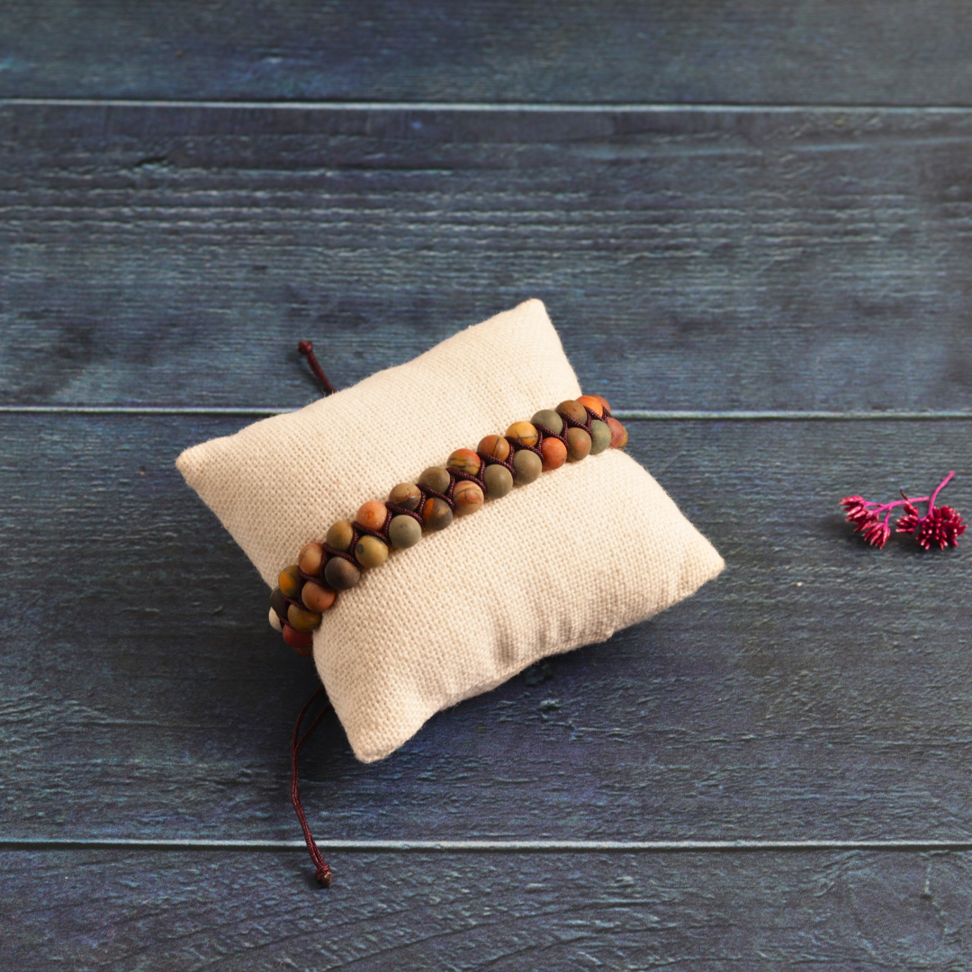 Indian agate in matte