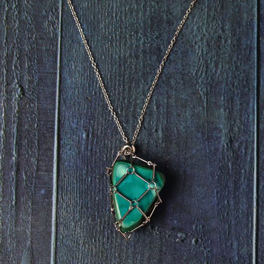 Crystal Chain in Silver