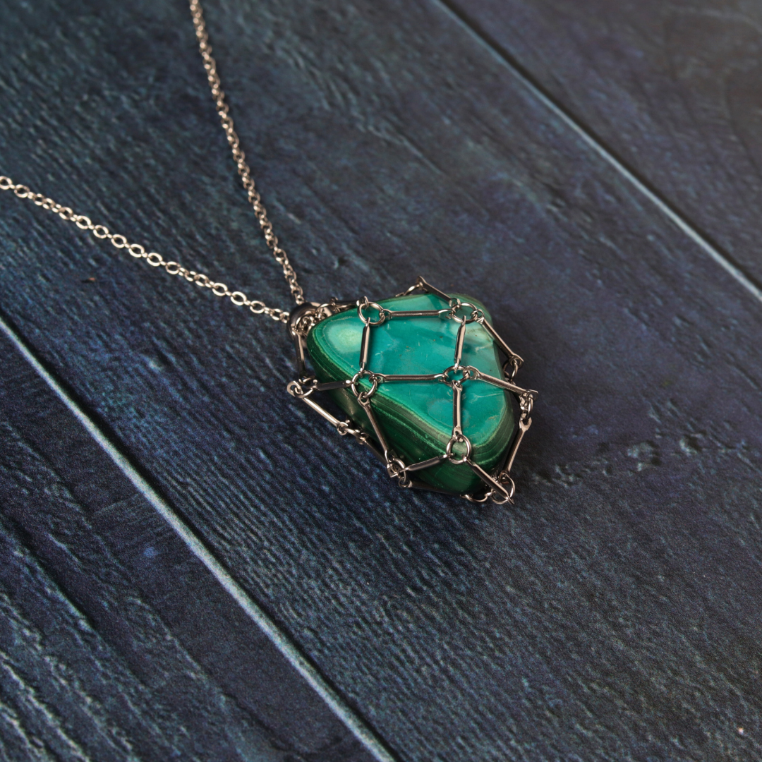 Crystal Chain in Silver