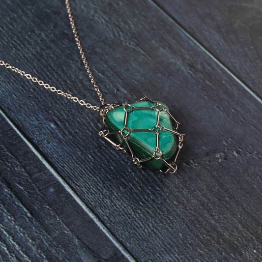 Crystal Chain in Silver - Handmade Jewellery - i am boho