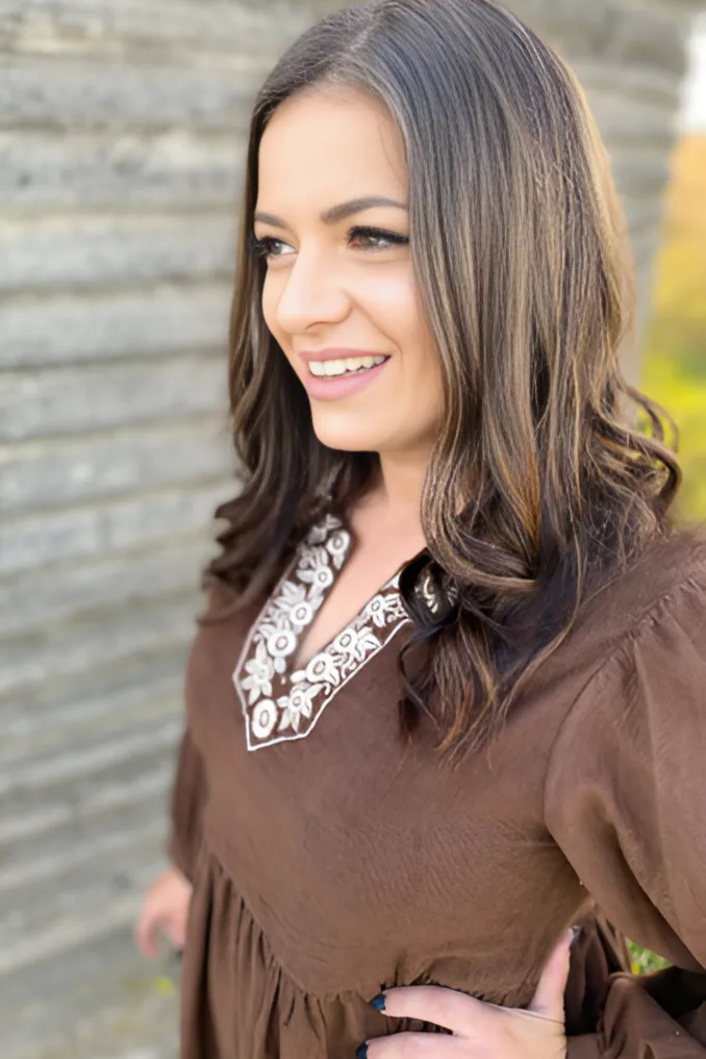 Kamari Dress in Umber