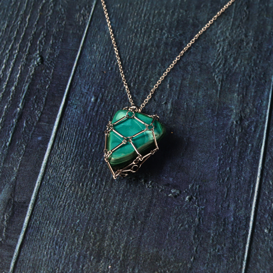 Crystal Chain in Silver