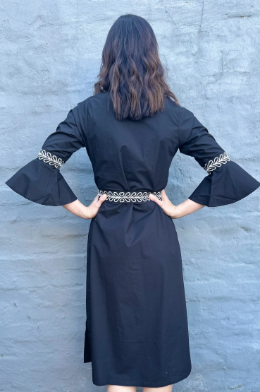Frida Dress in Onyx
