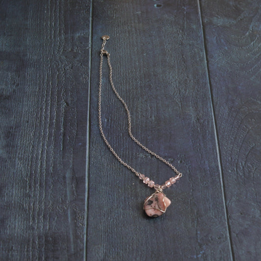 Pamela pink opal - Handmade Jewellery - i am boho