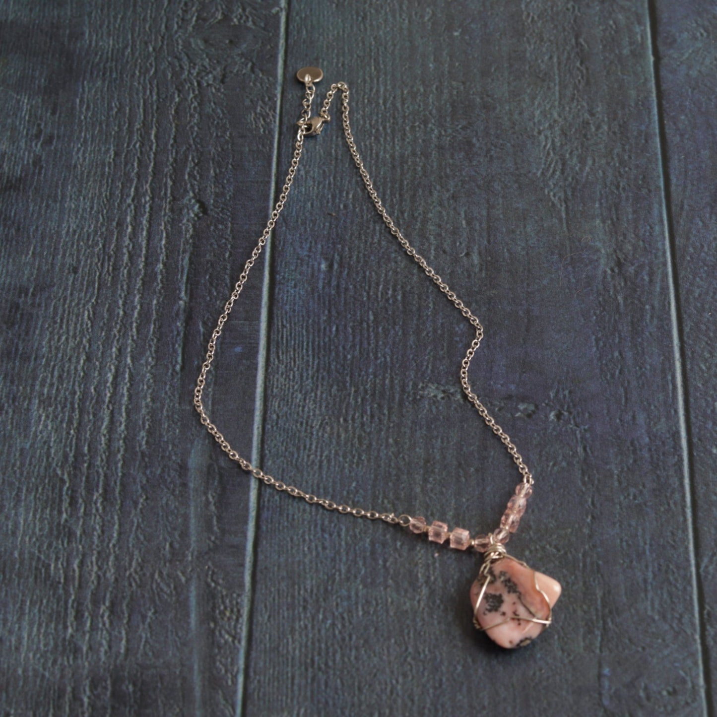 Pamela pink opal - Handmade Jewellery - i am boho