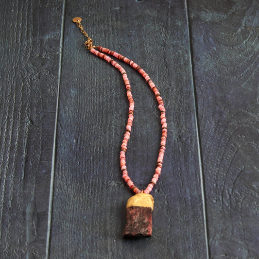 Raw Rhodonite - Handmade Jewellery - i am boho