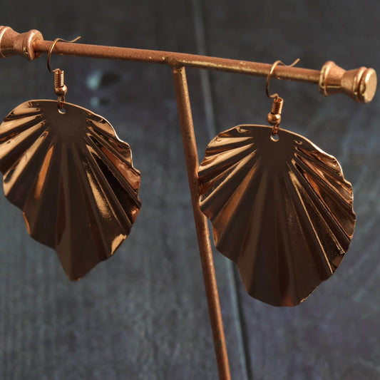 Pleated teardrops - Handmade Jewellery - i am boho