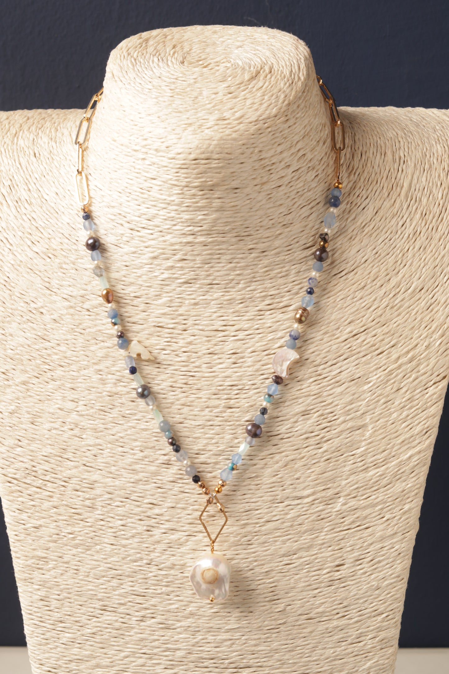 Pearl & Sodalite