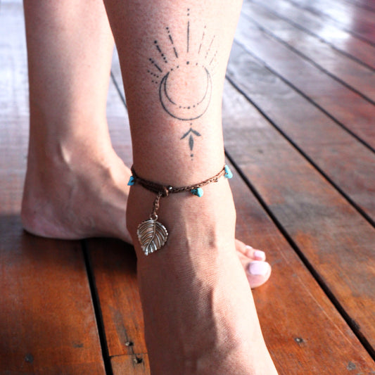 Cotton anklet