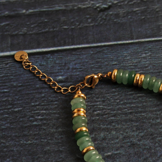 Jade rondelles - Handmade Jewellery - i am boho