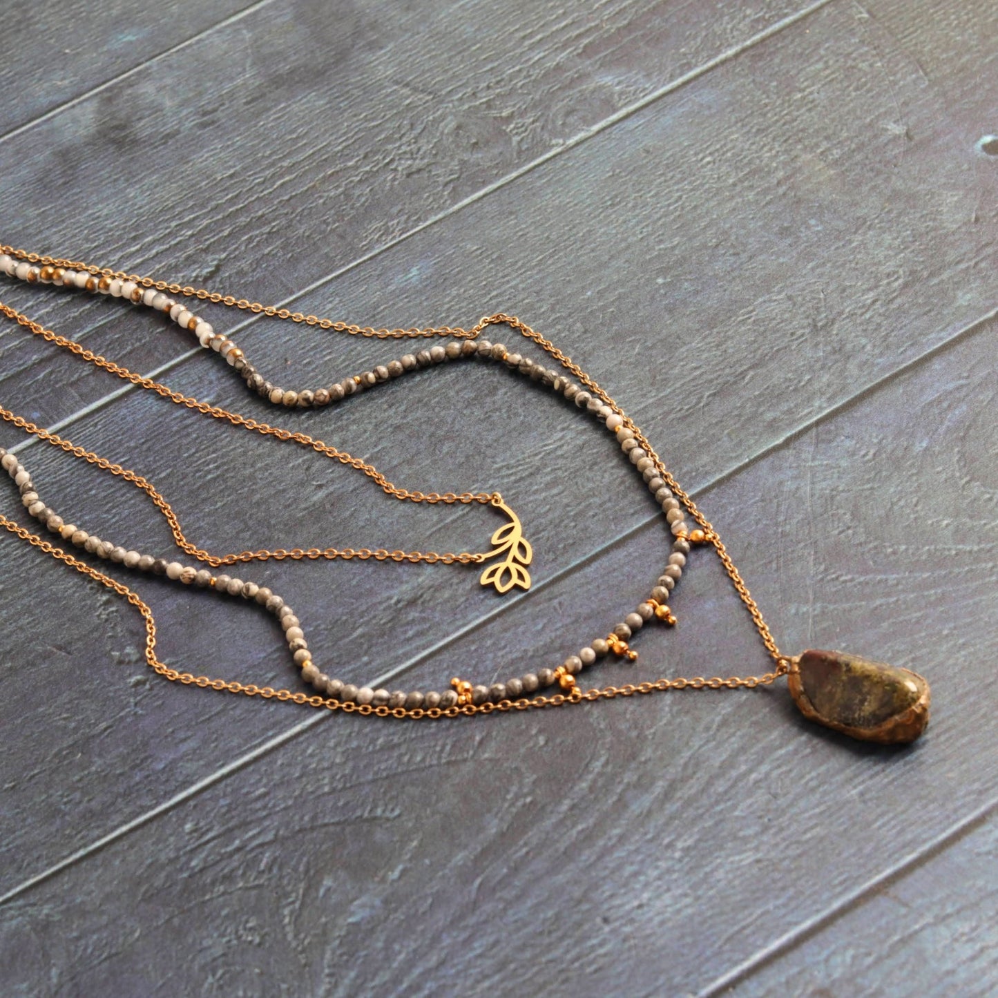 Bloodstone tier - Handmade Jewellery - i am boho