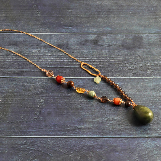 Jade statement - Handmade Jewellery - i am boho