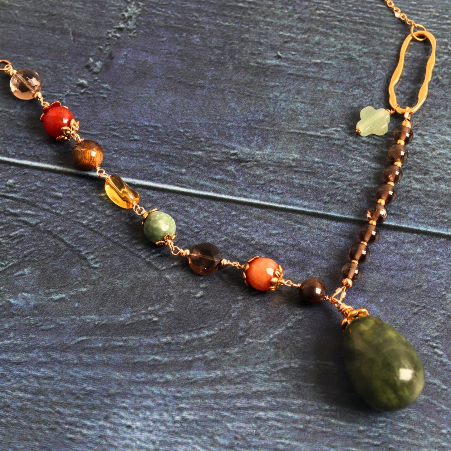 Jade statement - Handmade Jewellery - i am boho