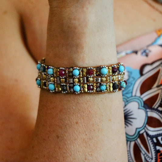 Crystal Cuff - Handmade Jewellery - i am boho