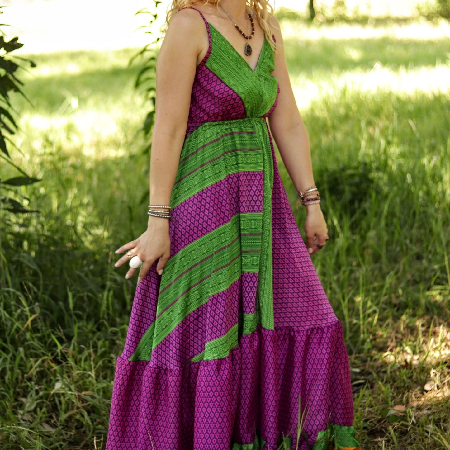 Yara Dress in Wild Orchid - Handmade Jewellery - i am boho