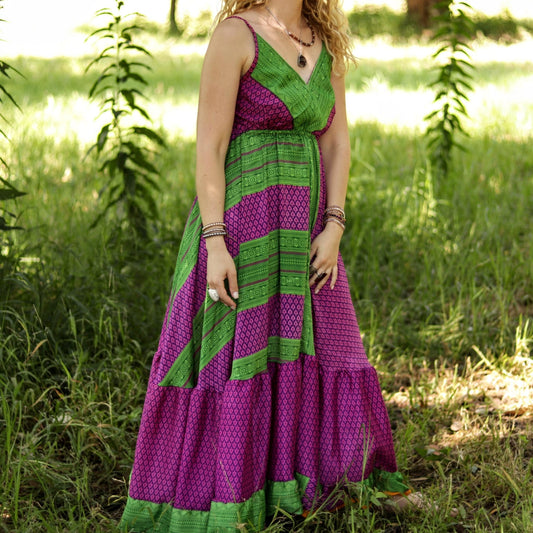 Yara Dress in Wild Orchid - Handmade Jewellery - i am boho