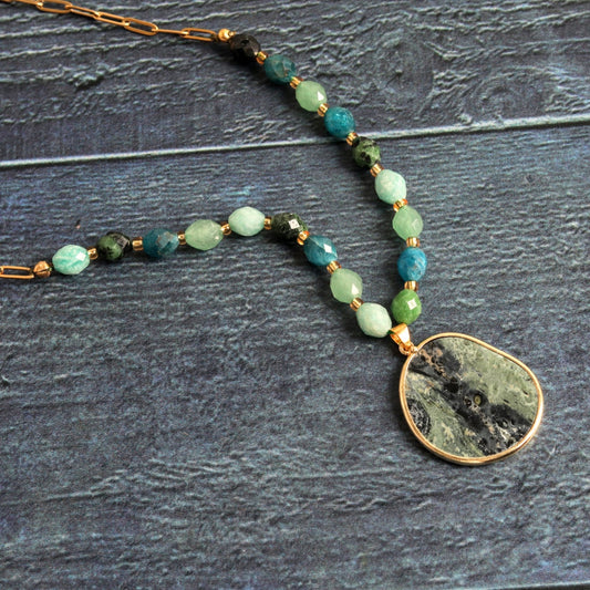 Kambaba Apatite - Handmade Jewellery - i am boho