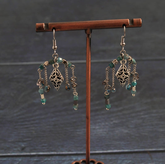 Apatite Chandeliers iii - Handmade Jewellery - i am boho