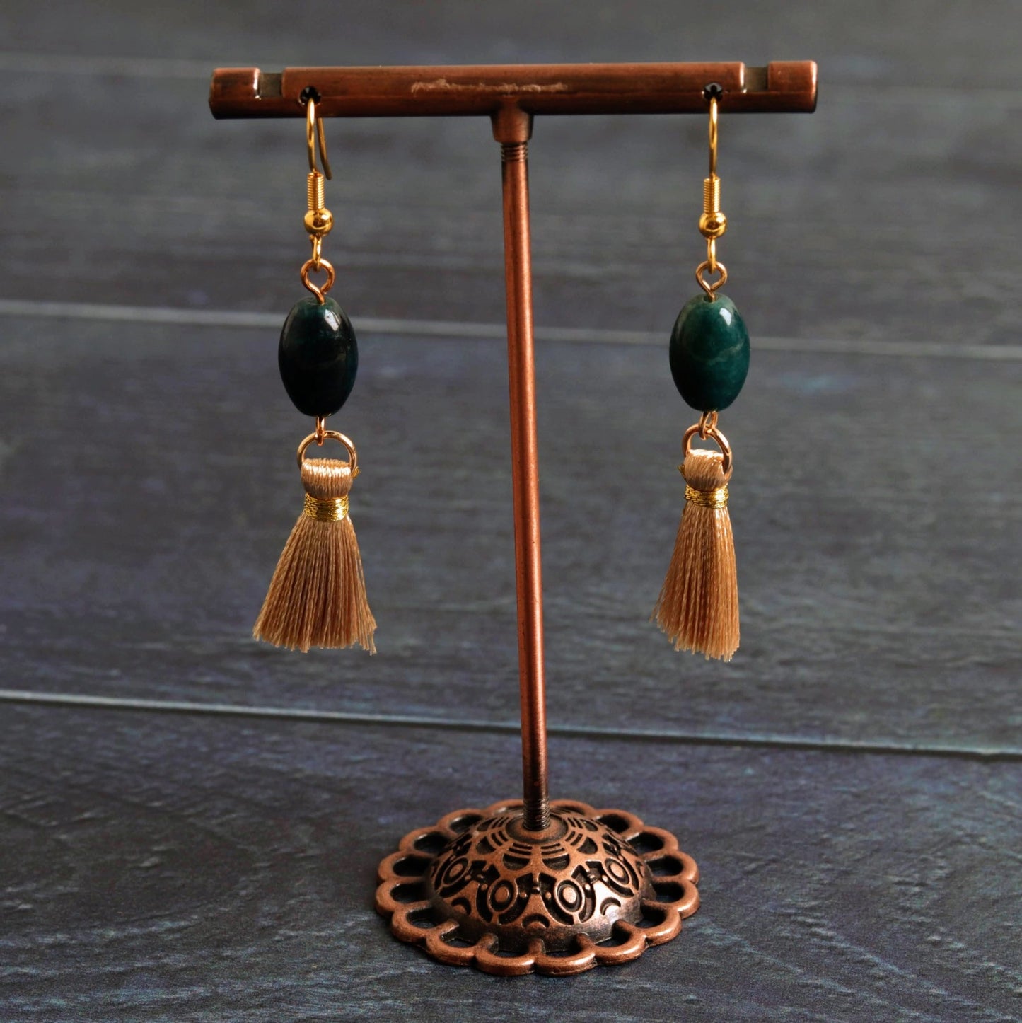 Apatite Tassel - Handmade Jewellery - i am boho