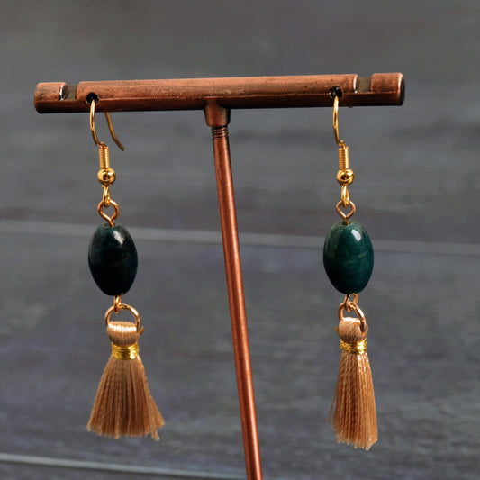 Apatite Tassel - Handmade Jewellery - i am boho
