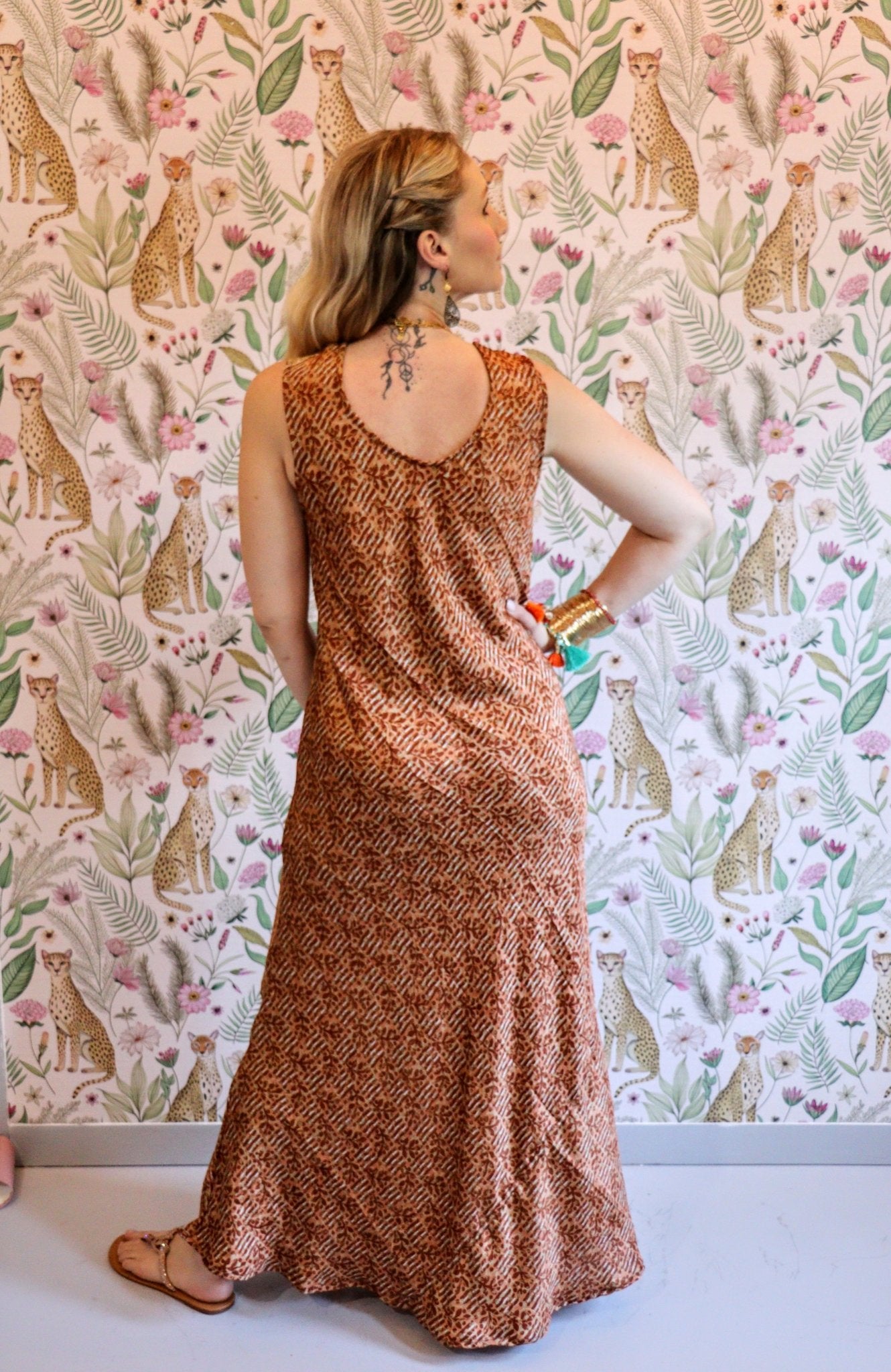 Stella Dress in Autumn Leaves - Handmade Jewellery - i am boho