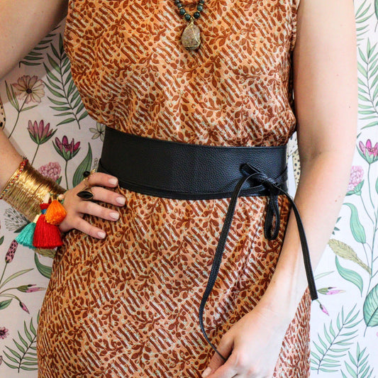 Leatherette in black - Handmade Jewellery - i am boho