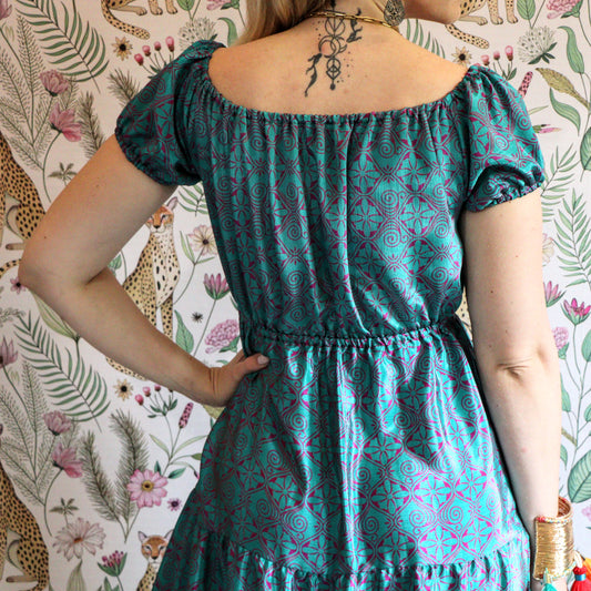 Cora Dress in Sky