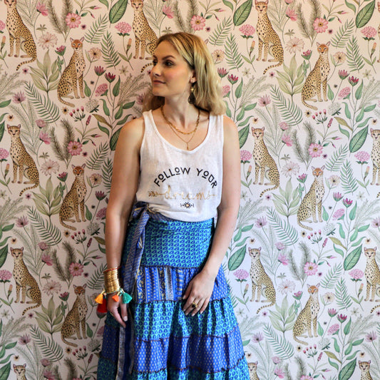 Madelyn Skirt in Oceanic Teal