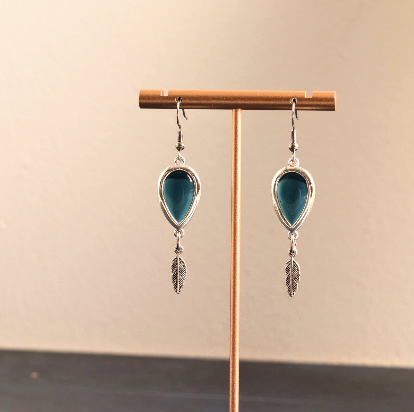 Feather Drop - Handmade Jewellery - i am boho