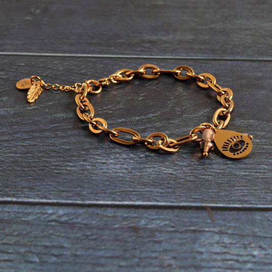 Eye of Ember Bracelet - Handmade Jewellery - i am boho