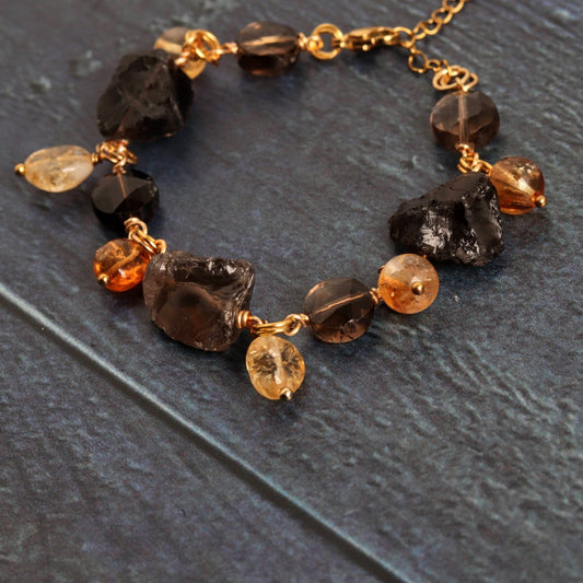 Grounded Abundance Bracelet - Handmade Jewellery - i am boho