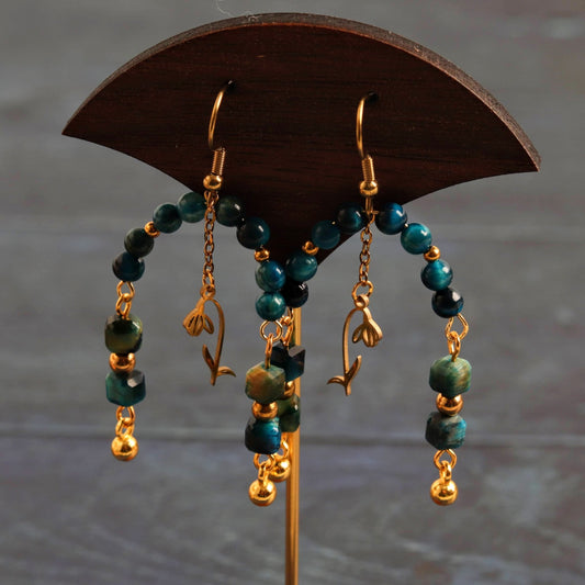Jungle Teal Bloom - Handmade Jewellery - i am boho