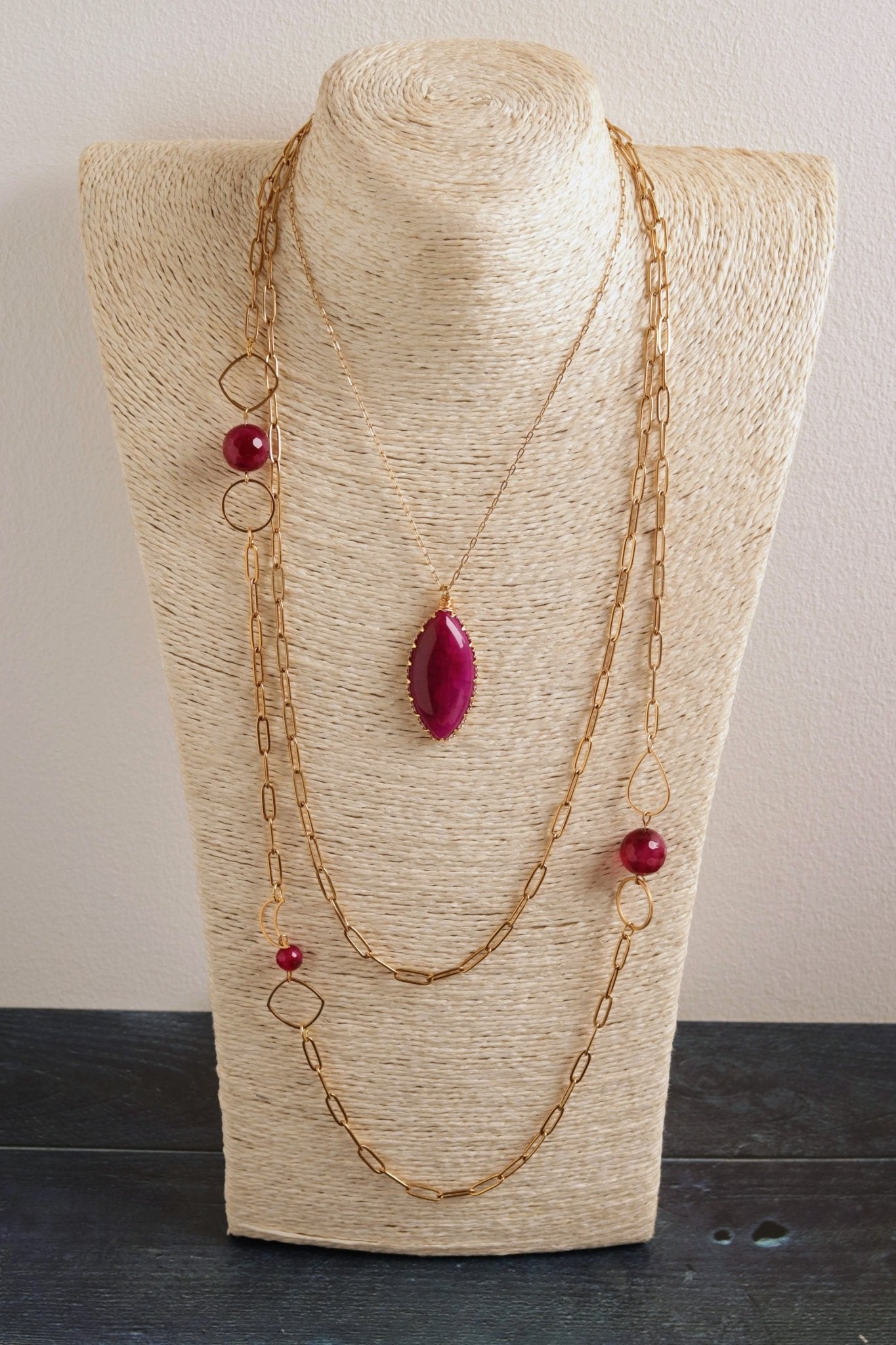 Pink & Gold- Handmade Jewellery - i am boho