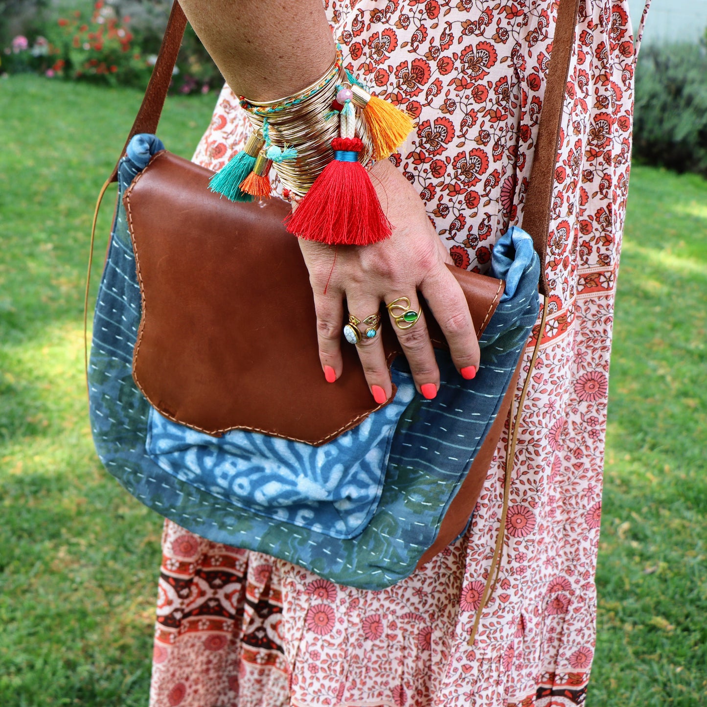 Lillo's leather laptop bag